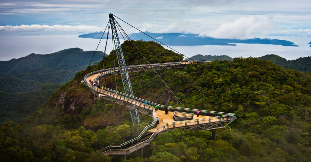 El icónico Sky Bridge de Langkawi