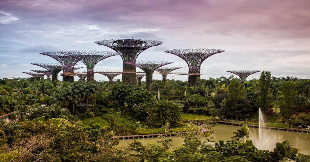 Jardines de la Bahía, en Singapur