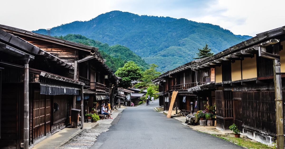 Tramo de la Ruta Nakasendo en Tsumago