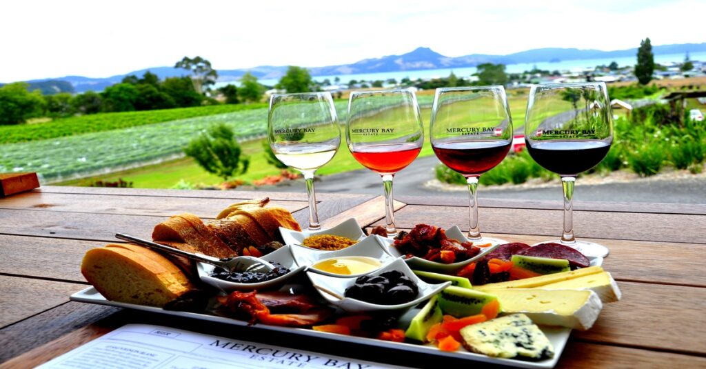 Gastronomía y viñedos de Nueva Zelanda