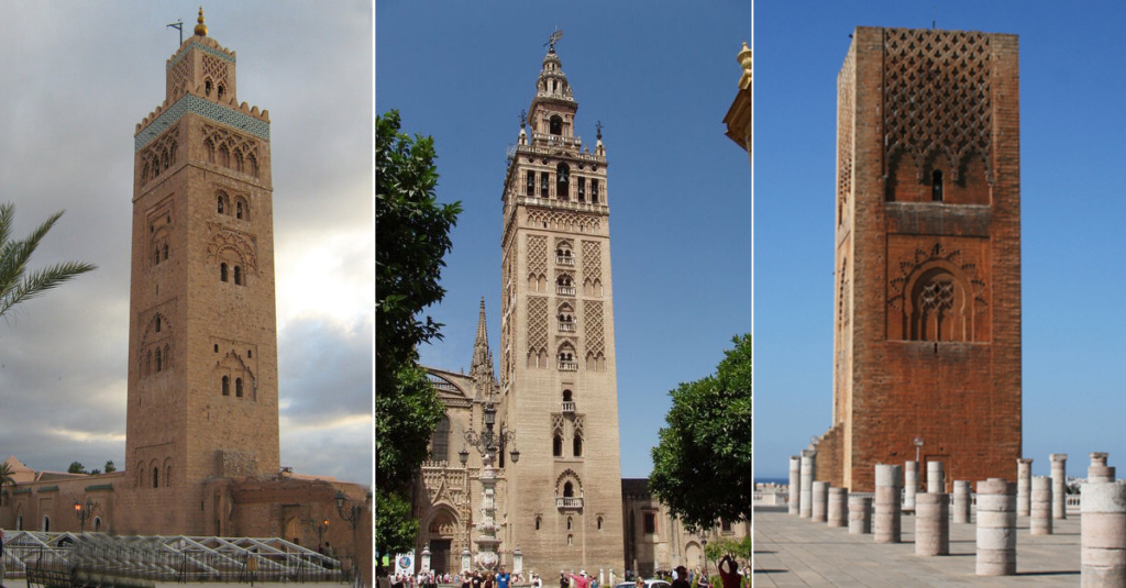 La torre de la Mezquita de Koutoubia y la Torre de Hassan, las hermanas marroquíes de la Giralda