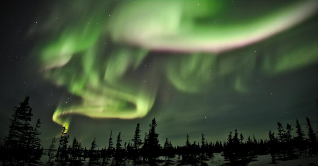 Aurora boreal en Churchill