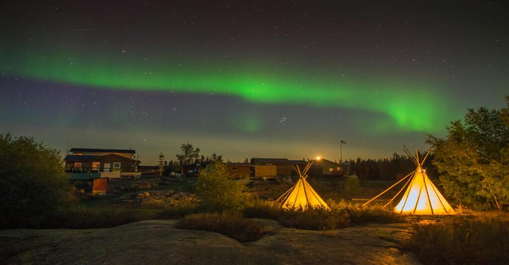 Aurora boreal en Yellowknife