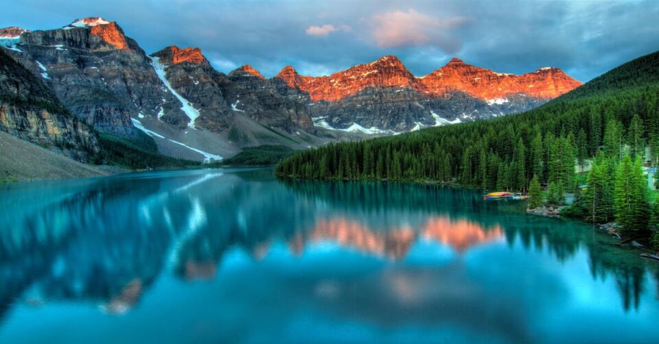 banff-principal-canada Panorámica del Parque Nacional Banff, uno de los más famosos de Canadá