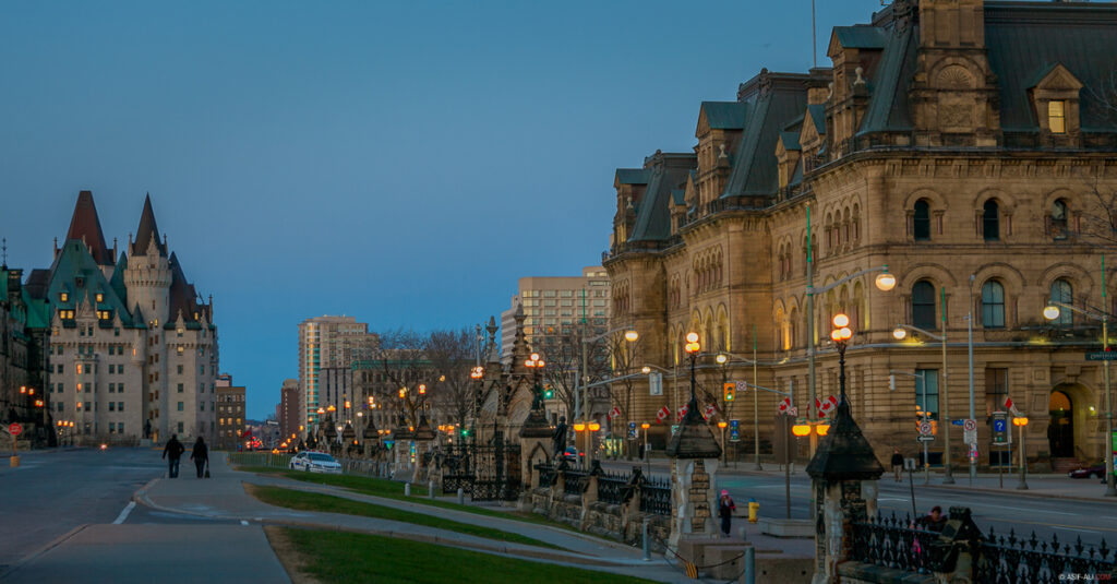 Edificios de Ottawa, la capital de Canadá