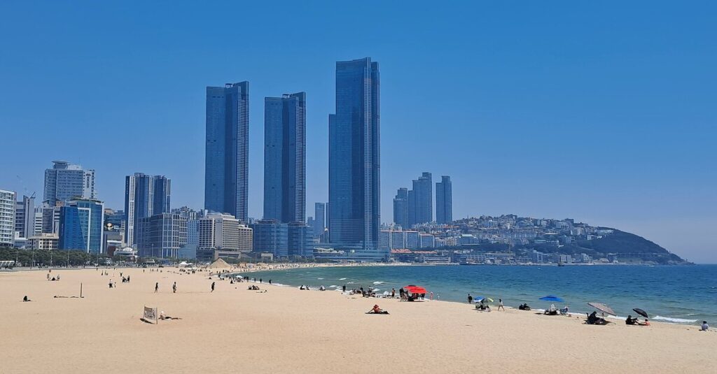 La playa de Haeundae, la más famosa de Busan