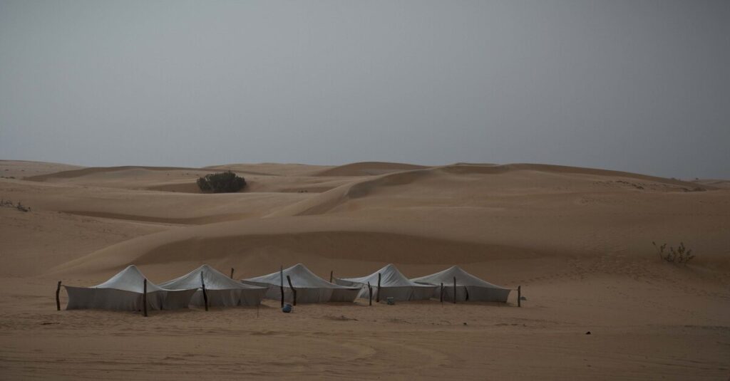 Tiendas khaima en el Desierto de Lompoul