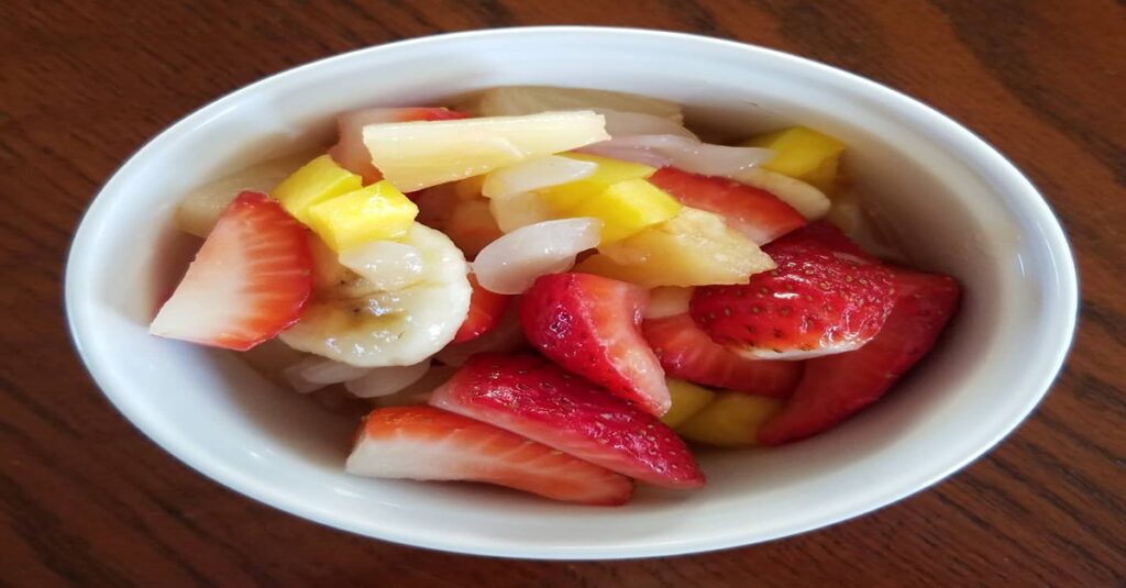 Salady Voankazo, una ensalada de frutas típica de Madagscar