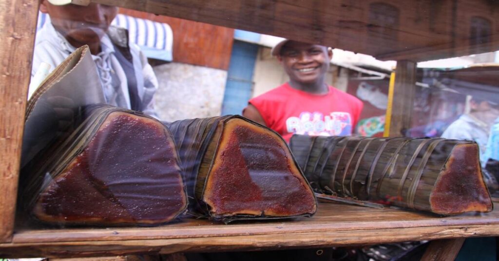 Mercado de comida en Antananarivo