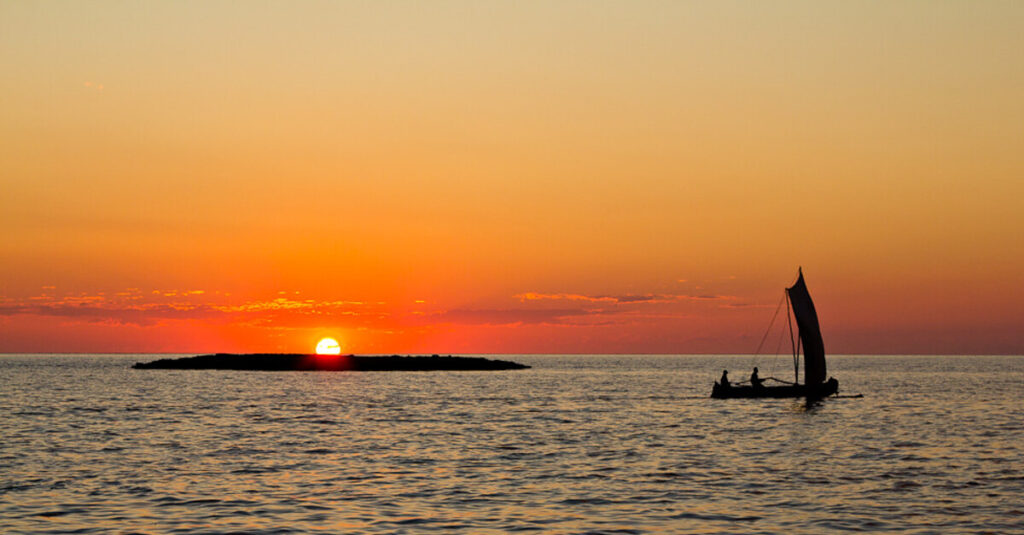 Puesta de sol en Salary