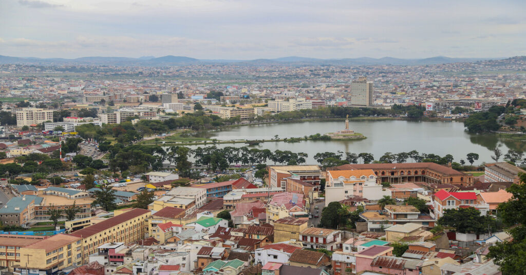 Vista panorámica de Antananarivo