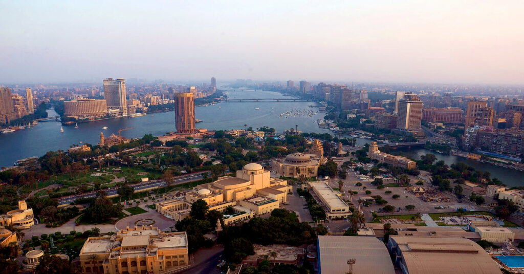 Vistas de la ciudad desde la Torre de El Cairo