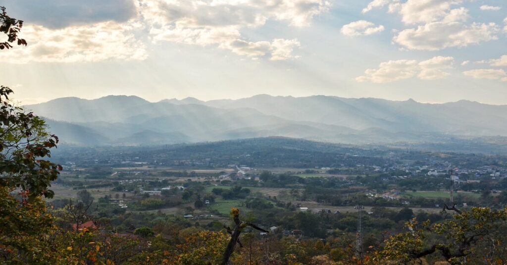 Vistas durante la ruta Mae Hong Son Loop