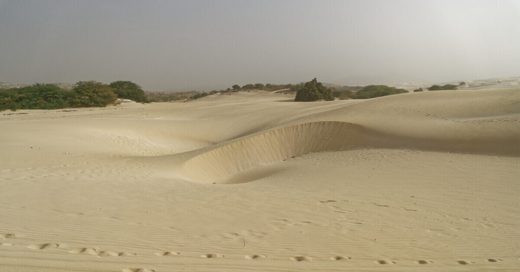 Desierto de Viana, en la isla de Boa Vista