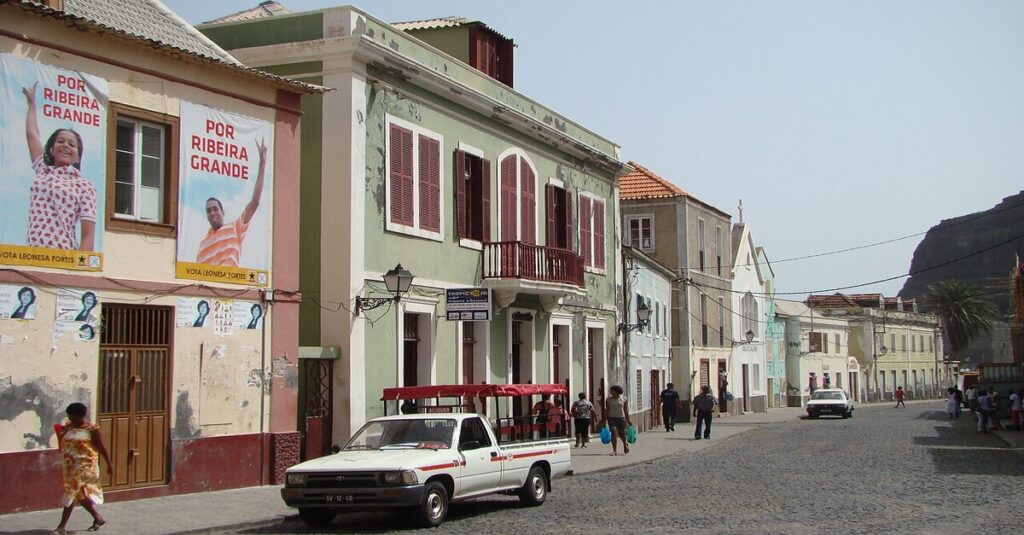 Arquitectura colonial en Cabo Verde, en el municipio de Ribeira Grande en la isla de Santo Antão