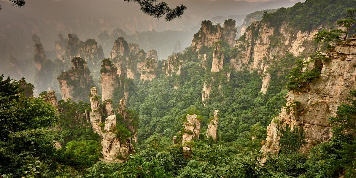 Las impresionantes montañas de Zhangjiajie, uno de los máximos exponentes de la naturaleza de China