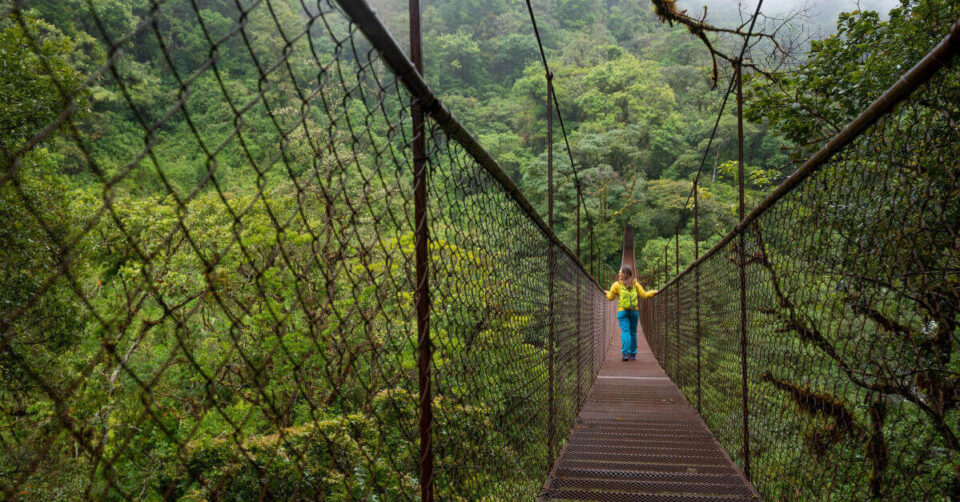 costa-rica-aventura-principal Caminar por un puente colgante en Monteverde, una experiencia de lo más aventurera en Costa Rica