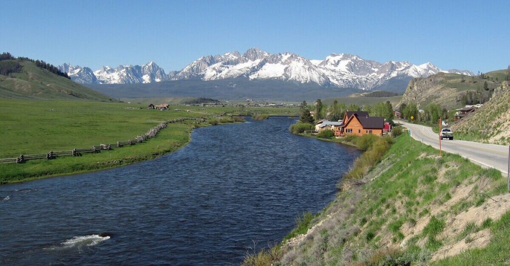 Los Sawtooth Mountains, en Estados Unidos