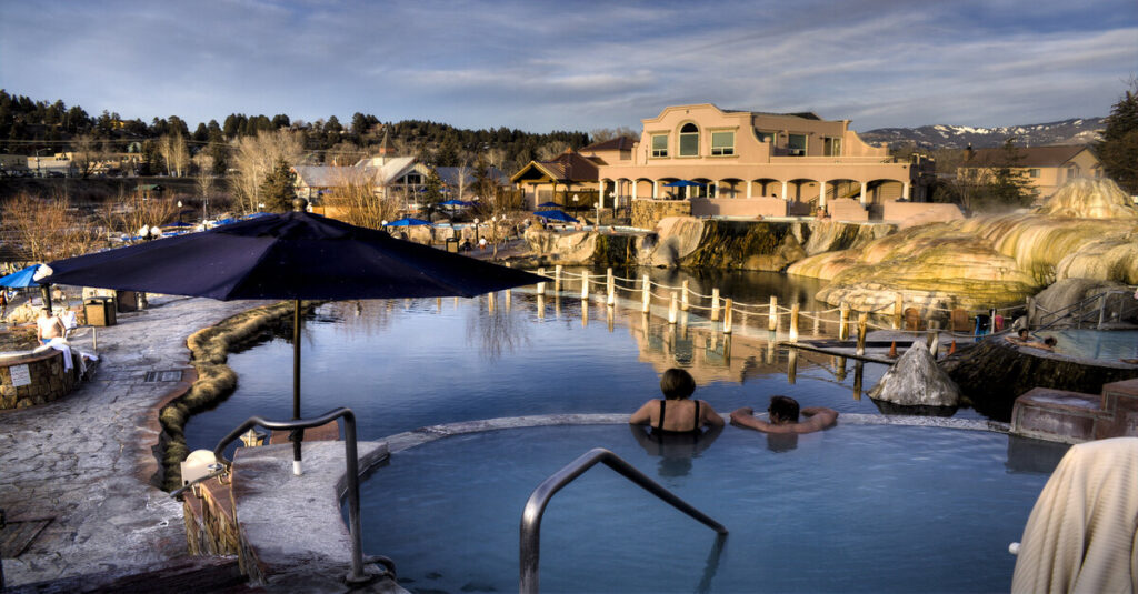 Aguas termales de Pagosa Springs, en Colorado