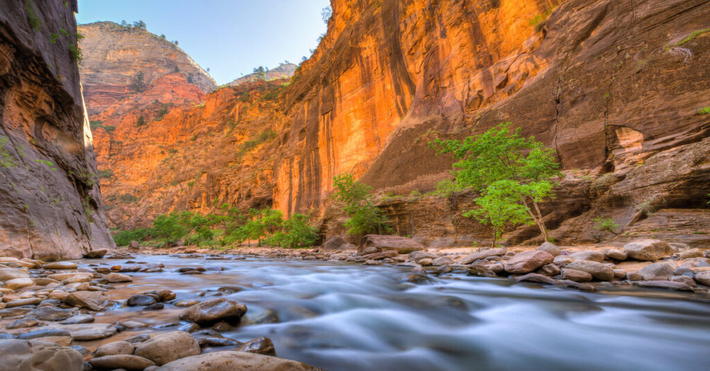 The Narrows, en el Parque Nacional Zion