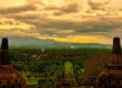 Vista desde el Templo Borobudur, en Indonesia