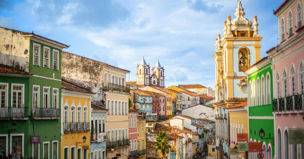 Barrio del Pelourinho, en Salvador