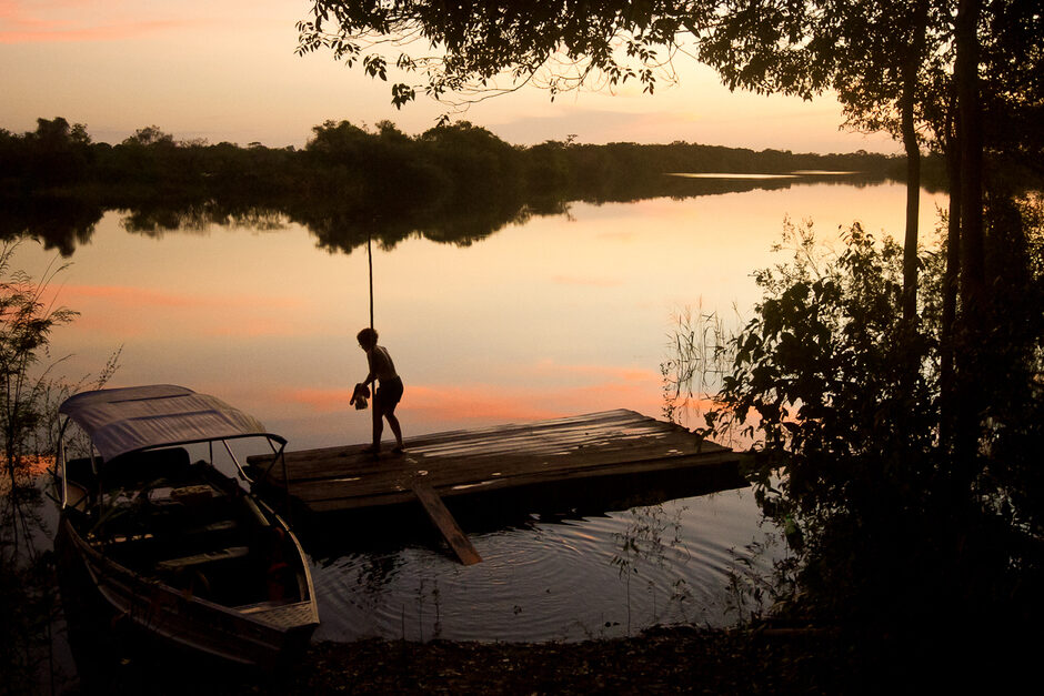 principal-jau-amazonas-brasil Atardecer en el Parque Nacional do Jaú, en el Amazonas de Brasil