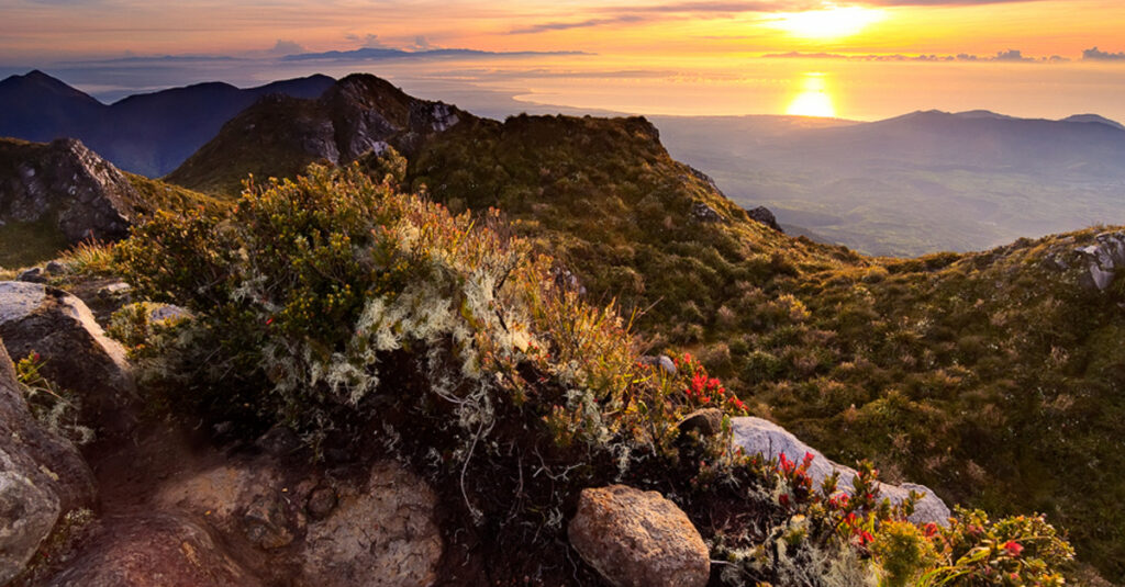 Vistas desde el Monte Apo, el punto más alto de Filipinas
