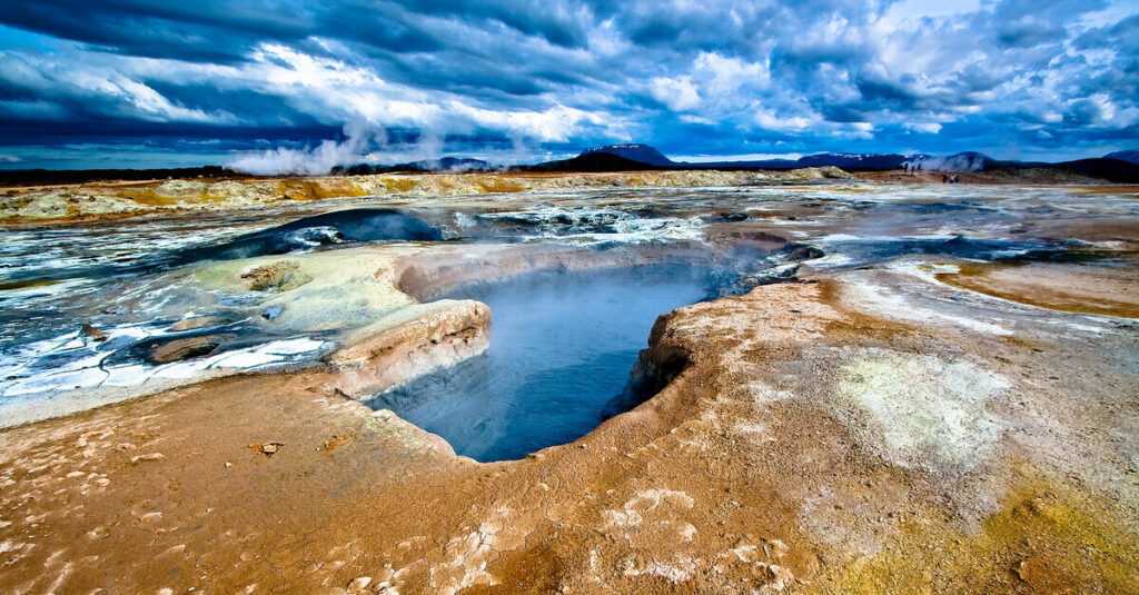 Fumarolas de Hverir, en Islandia