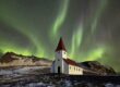 La magia de las auroras boreales en Islandia