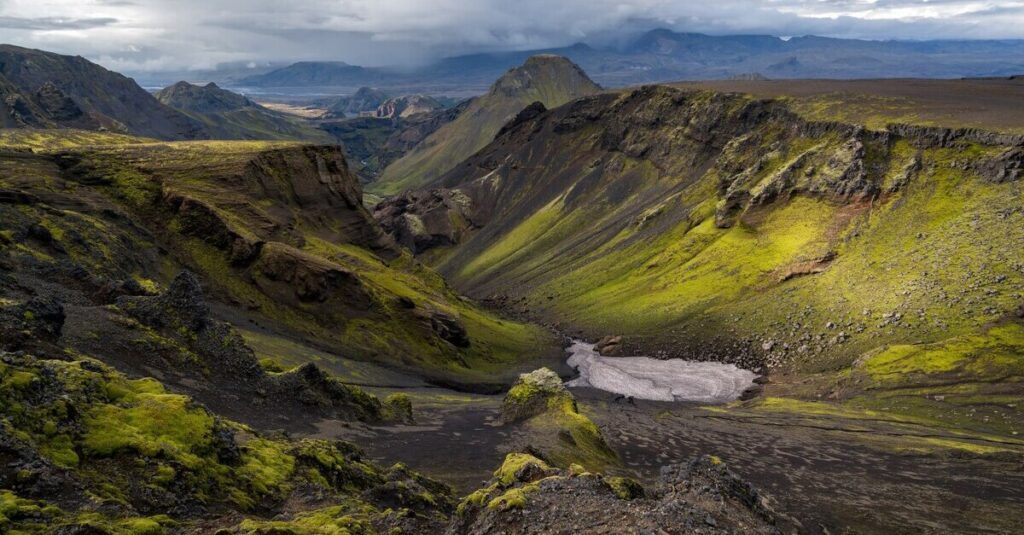 Valle de Þórsmörk, en Islandia