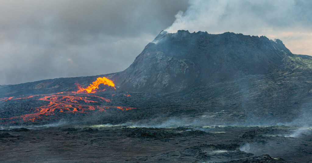 Volcán de la península de Reykjane