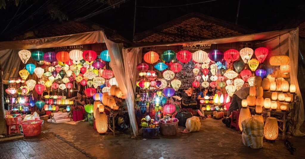 Talleres de farolillos en Hoi An