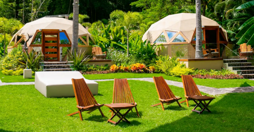 Entorno de un eco-lodge en Yelapa