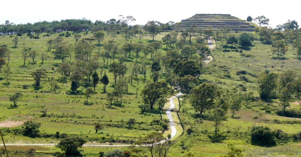 Valles de alrededor de la zona arqueológica de Cacaxtla