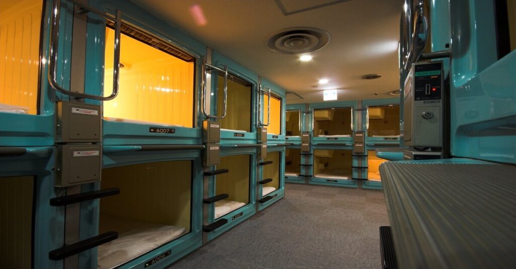 Los hoteles cápsula, el alojamiento imperdible de Japón 6 Compartimentos de hoteles cápsula