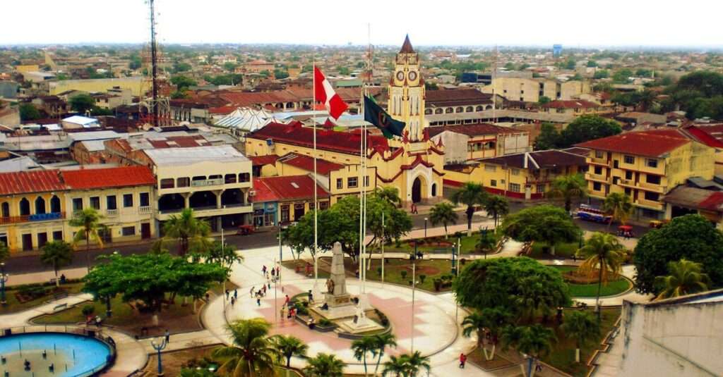 Vista aérea de Iquitos